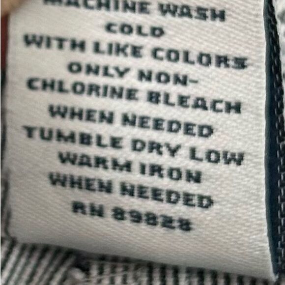 Charter Club Gray Pinstripe Cropped Cotton Blend Pants Size 8 - Picture 4 of 13